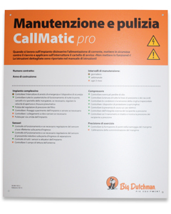 Wartungstafel I: Callmatic